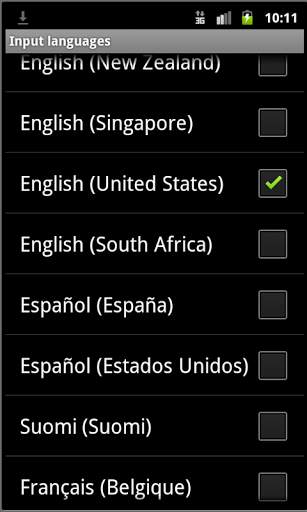 Language Settings App screenshot 2