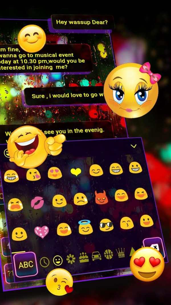 Luminous Digital Keyboard Theme screenshot 2