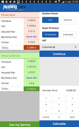 Car Auction Fee Calculator screenshot 6