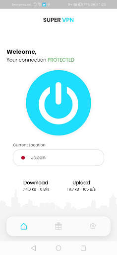 Super VPN screenshot 1