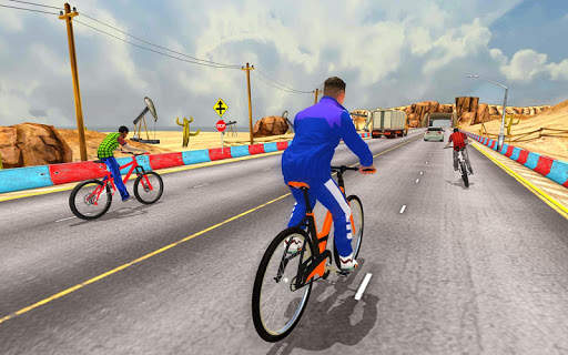 Real Bike Cycle Racing 3D: BMX Bicycle Rider Games screenshot 2