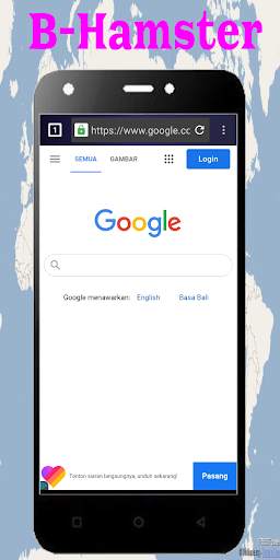 B-Hamster  Browser Anti blokir tercepat screenshot 1