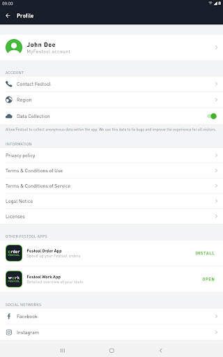 Festool How-to App 16 تصوير الشاشة