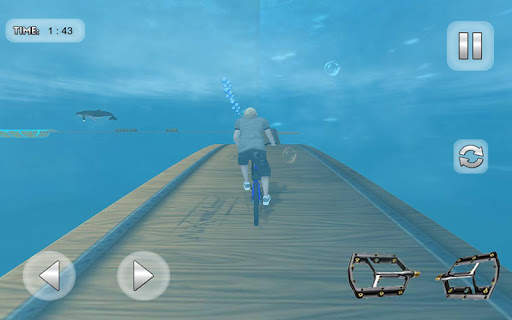 Underwater Bicycle Racing Tracks : BMX Games USA screenshot 2