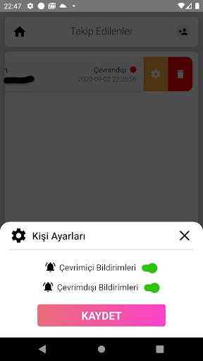 WA Agent-Whatsapp için Çevrimiçi,son görülme takip screenshot 6