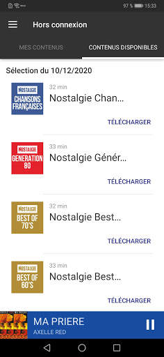 Nostalgie Radio screenshot 7