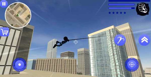 Venom Iron Stickman Rope Hero Gangstar Crime screenshot 3