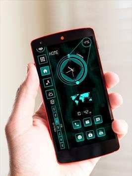 High tech Strip Launcher - futuristic UI screenshot 1