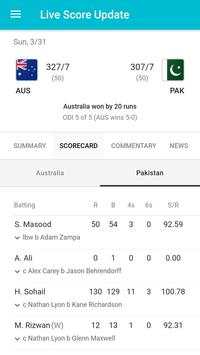 Live Cricket Score and Schedule screenshot 3