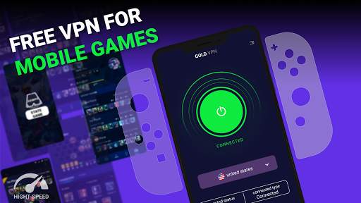 Gold VPN - Free VPN Proxy, Secure VPN, Hotspot screenshot 1
