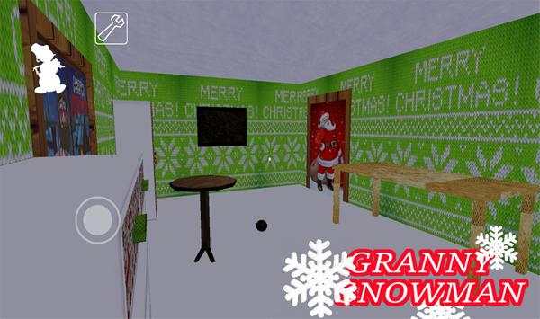 Scary Granny is Snowman - Horror Game Mod 2020 screenshot 1