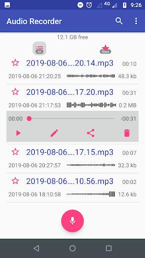 Audio Recorder Mp3 Dictaphone screenshot 6