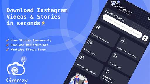 Video & Story Downloader for Instagram, DP & Reels screenshot 1