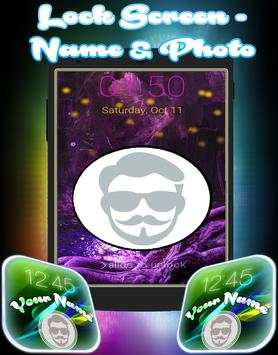 Lock Screen - Name & Photo screenshot 1