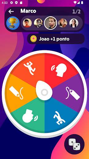 Roleta de Festa: Pintar, Atuar screenshot 1