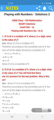NCERT 8th Mathematics Notes And Q & A App screenshot 4