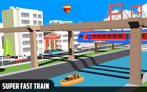 Sky Train Simulator : Elevated Train Driving screenshot 2