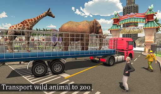 Zoo Animal Safari Transport Driving Simulator 3D screenshot 7