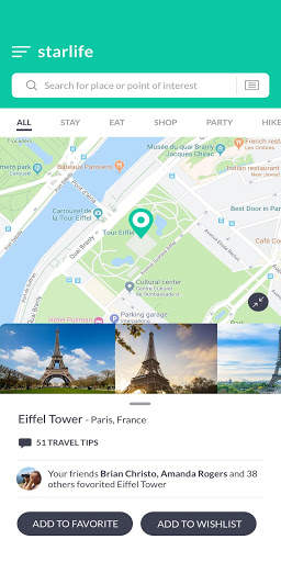 Starlife - Travel Maps & Dreams screenshot 2