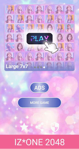 2048 IzOne Game Kpop - Muti level special edition screenshot 4