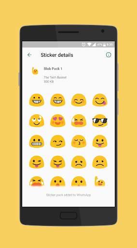 Blob is Back - Stickers For Chat - WAStickerApps screenshot 5