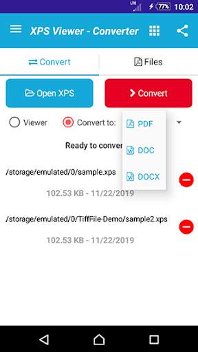 xps viewer - convert xps to pdf - xps to word screenshot 3