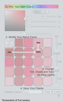 Blended Color Palette Lite screenshot 2