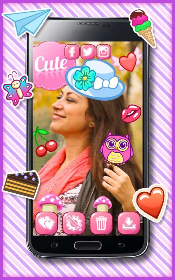 Cute Stickers Photo Editor 6 تصوير الشاشة