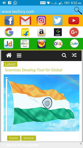 Hindustani Browser - भारतीय ब्राउज़र screenshot 4