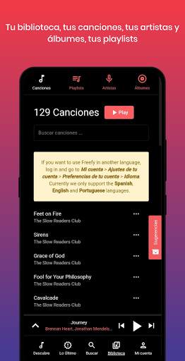 Freefy, free streaming music screenshot 3