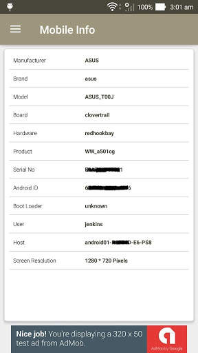 Mobile Info screenshot 1