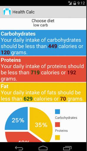 Health Calc screenshot 3