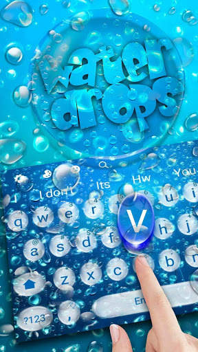 Blue Water Drop Keyboard screenshot 2