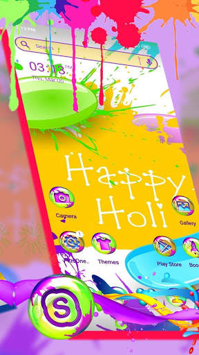 Holi Color Launcher Theme screenshot 1
