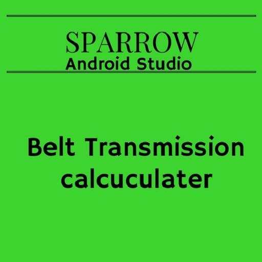 Belt Drive Transmission calculations 1.0
