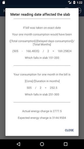 KSEB Telescopic bill calculator screenshot 4