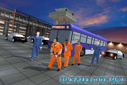 US Jail Police Bus Transport Driving screenshot 5
