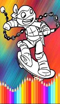coloring ninja games screenshot 1