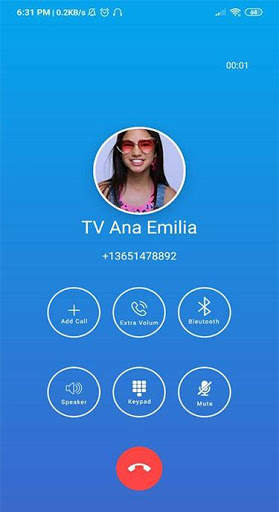 Tv Ana Emilia Game Fake Call & Video screenshot 5