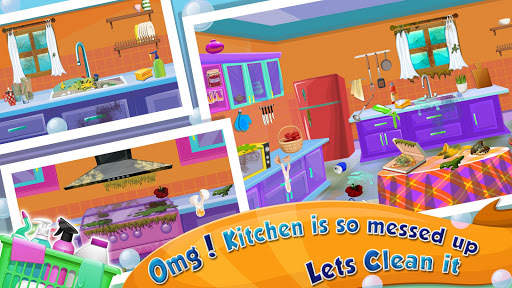 Girl House Cleaning: Messy Home Cleanup screenshot 1