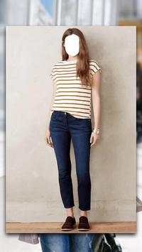 Girl Jeans Selfie Camera screenshot 1