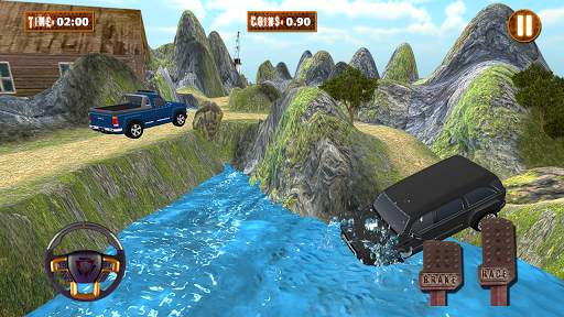 Offroad Jeep Mountain Driving Games 3 تصوير الشاشة