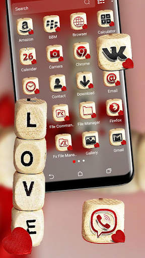 Love Dice Launcher Theme screenshot 2