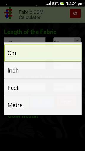 Fabric GSM Calculator screenshot 4
