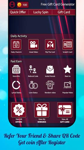 Daily Watch Video & Earn Money Real Gift Generator screenshot 2
