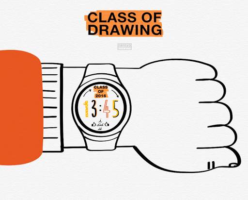 Class of Drawing watchface by Neroya screenshot 3