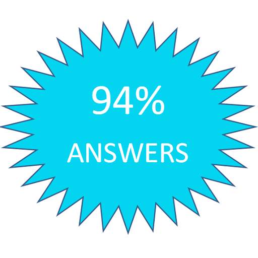 Answers for 94% 1.25