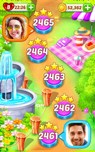 Gummy Paradise: Match 3 Games 6 تصوير الشاشة