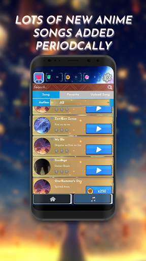 Piano Tiles  Anime: Your Name screenshot 1