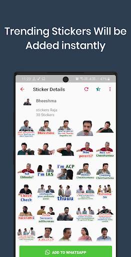 Stickers Raja : Telugu Sticker screenshot 5
